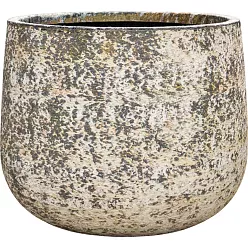 Atlas Round Planter | Fiberstone Indoor and Outdoor Plant Pot