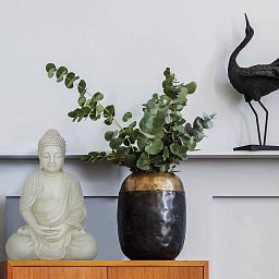 IDEALIST Lite Meditating Buddha Sculpture Garden Statue