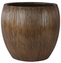Composits Twist Pot Round Planter IN\OUT