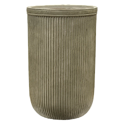Vertical Rib Tall Planter | Indoor and Outdoor Plant Pot