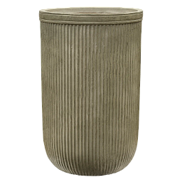 Vertical Rib Tall Planter | Indoor and Outdoor Plant Pot