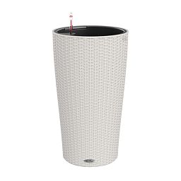 LECHUZA CILINDRO Cottage Round Tall Poly Resin Self-watering Planter