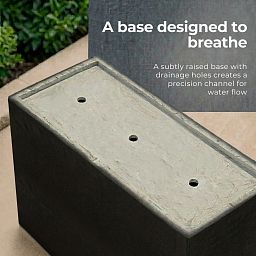 IDEALIST Lite Contemporary Light Concrete Trough Planter