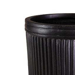 IDEALIST Lite Vertical Ribbed Vintage Style Round Planter