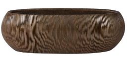 Composits Twist Round Planter Pot IN\OUT