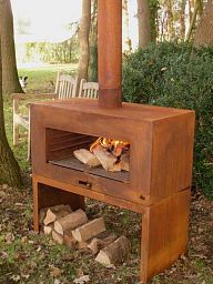 Corten steel Smoke Flue