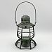 Round Metal Lattice Garden Dark Silver Lantern by Minster