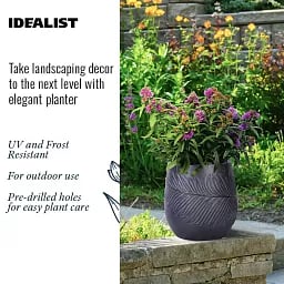 IDEALIST Lite Leaf Embossed Egg Planter