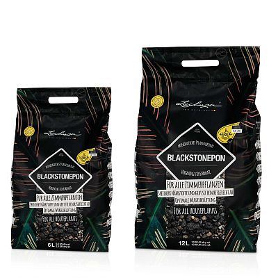 LECHUZA BLACKSTONEPON Pre-fertilized Potting Soil Compost for Indoor Houseplants