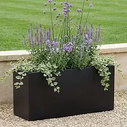 IDEALIST Lite Contemporary Light Concrete High Trough Planter
