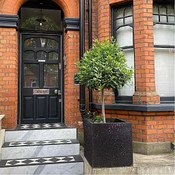 IDEALIST Lite Square Box Contemporary Marble Light Concrete Planter