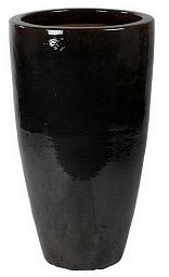 Ceramic Round Tall Glossy Planter Pot In/Out