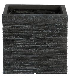 IDEALIST Lite Ribbed Light Concrete Square Planter