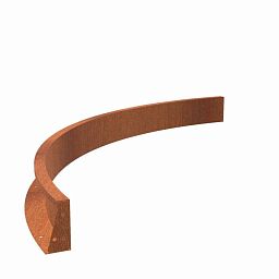 CorTen 3ml Retaining Wall Inside Curve