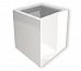 Glossy Outdoor Fiberglass Square Planter