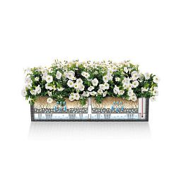 LECHUZA BALCONERA Cottage Trough Poly Resin Self-watering Planter