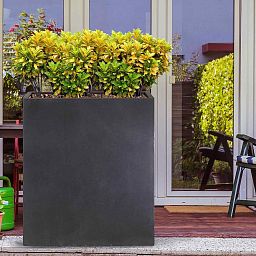 IDEALIST Lite Narrow Contemporary Light Concrete Trough Planter