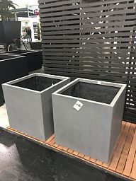 Square Fiberstone Planter by Idealist Premium