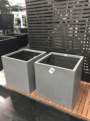 Square Fiberstone Planter by Idealist Premium