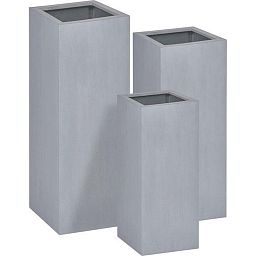 BLOCK Planting Column Tall GRP 2K coating Planter