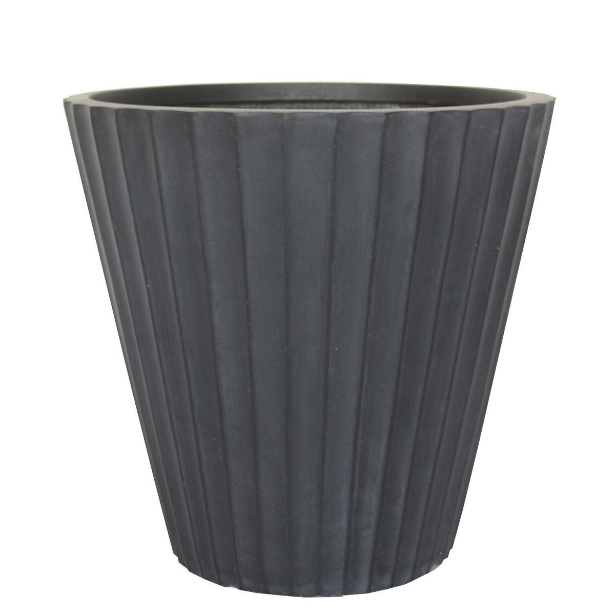 IDEALIST Lite Vintage Ribbed Round Vase Outdoor Planter