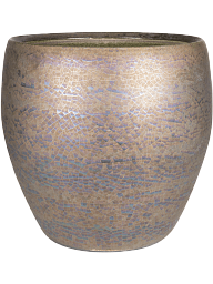 Amora Couple Glazed Clay Round Planter