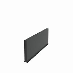 Aluminium Long Low Wall