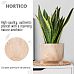 HORTICO GROWER Wooden House Planter with Legs, Indoor Plant Pot Stand with Waterproof Liner