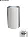 Superline Topper on Wheels Tall Indoor Planter