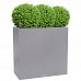 LECHUZA CANTO Stone Wide Trough Poly Resin Floor Self-watering Planter