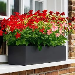 IDEALIST Lite Window Box Light Concrete Planter