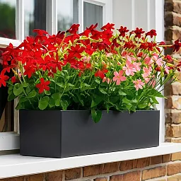 IDEALIST Lite Window Box Light Concrete Planter