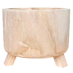 HORTICO GROWER Wooden House Planter with Legs, Indoor Plant Pot Stand with Waterproof Liner