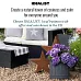 IDEALIST Lite Ribbed Square Outdoor Planter