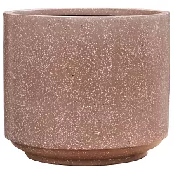 Terrazzo Fiberstone Planter | Cylinder Indoor and Outdoor Plant Pot