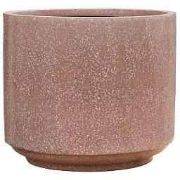 Terrazzo Fiberstone Planter | Cylinder Indoor and Outdoor Plant Pot