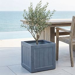 IDEALIST Regency Light Stone Square Garden Planter