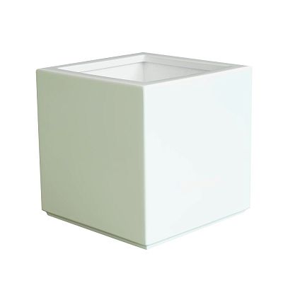 PURE Cube Outdoor Fiberglass Planter