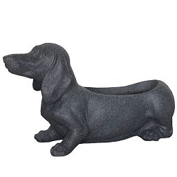 IDEALIST Lite Dog Oval Plant Pot Outdoor
