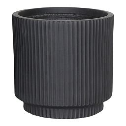 IDEALIST Lite Vertical Ribbed Cylinder Outdoor Planter