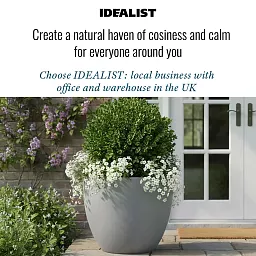 IDEALIST Lite Contemporary Light Concrete Egg Planter