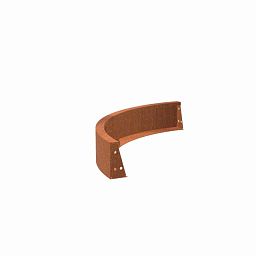 CorTen 3ml Retaining Wall Outside Curve