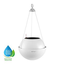 LECHUZA BOLA Color Round Poly Resin Self-watering Planter