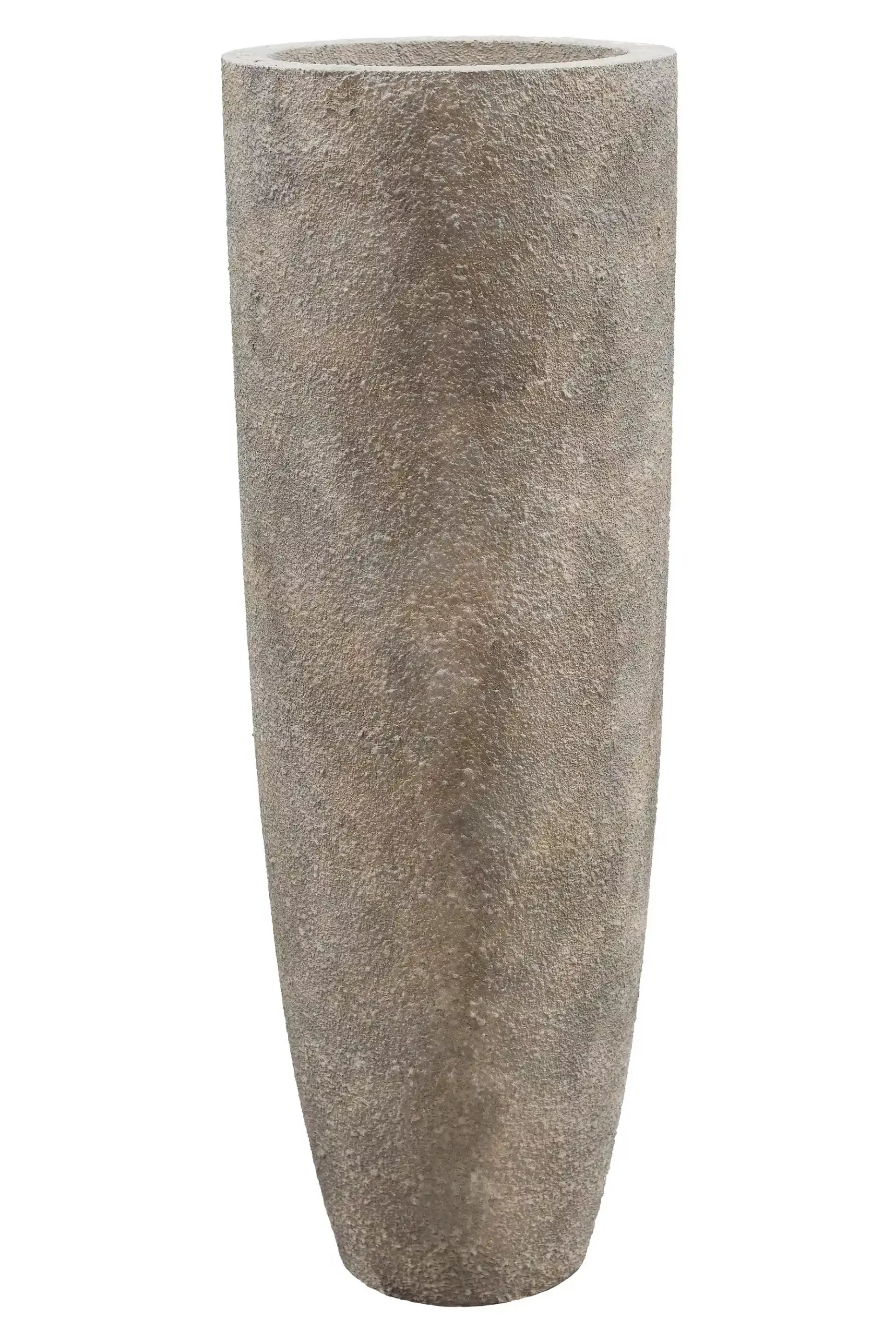 Luxe Lite Stone Luna Tall Indoor Planter