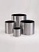President Round Aluminium brushed Indoor Planter