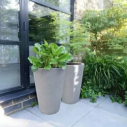 IDEALIST Lite Contemporary Round Light Concrete Planter