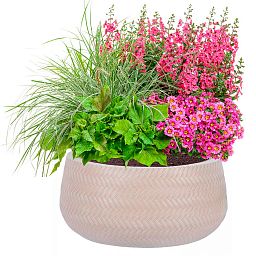 IDEALIST Lite Plaited Style Bowl Outdoor Planter