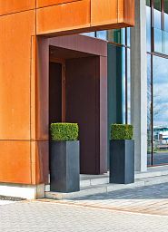 Tall Fiberstone Square Planter by Idealist Premium BOUVY