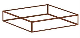CorTen Plantframe Outdoor Corten Steel Square Planter