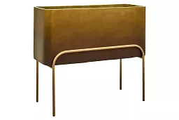 Gradient Large Trough Planter + Plant Stand | Polyresin Indoor Plant Pot